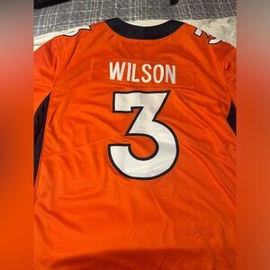 Orange Football Jersey with Number 3